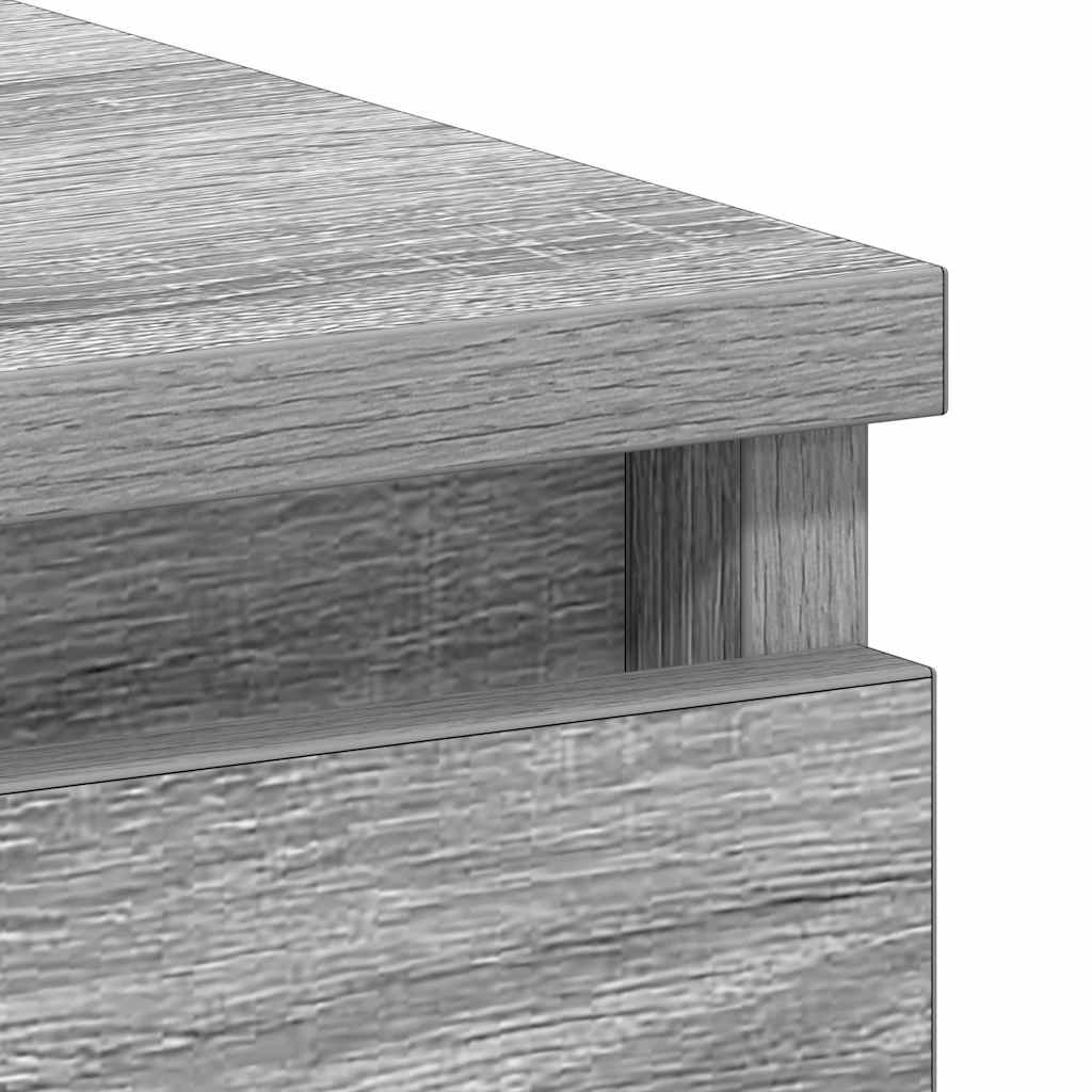Schreibtisch Grau Sonoma 90x45x76 cm Holzwerkstoff