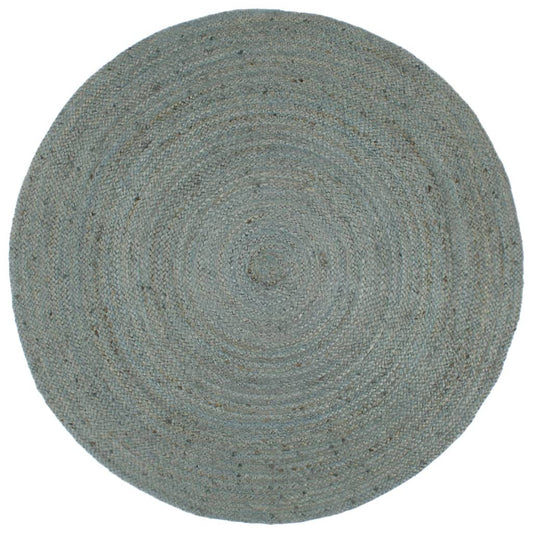 Handmade Jute Round Rug 180 cm Olive Green