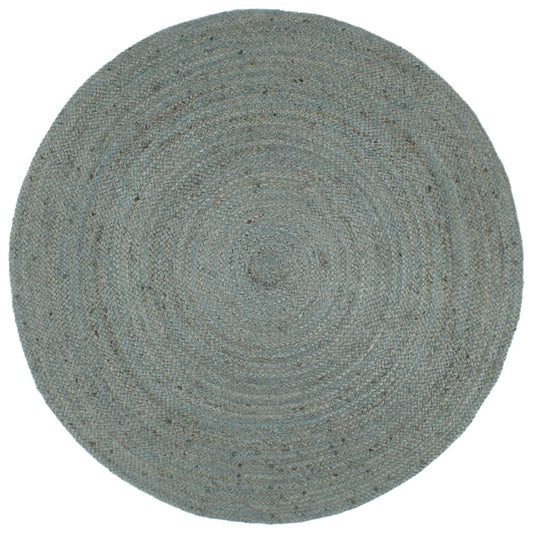 Handmade Jute Round Rug 210 cm Olive Green
