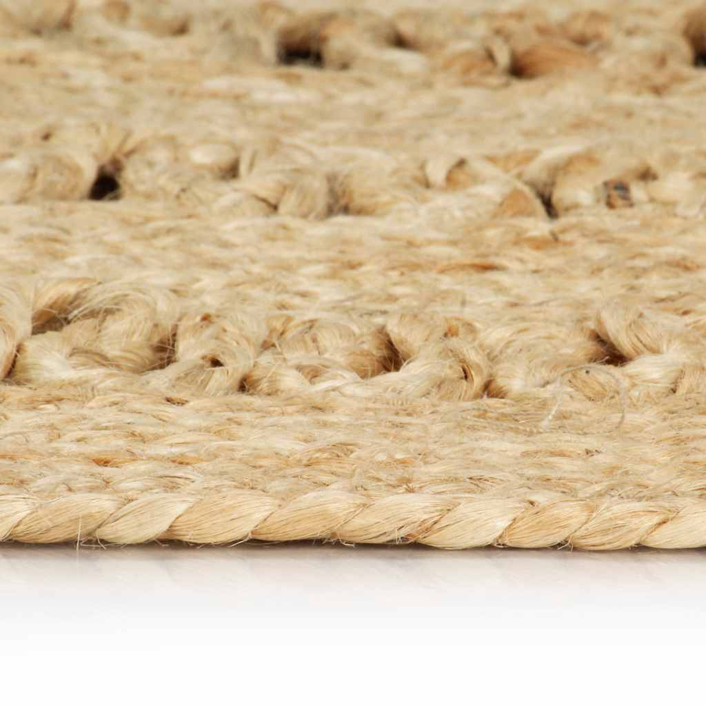 Tapis tressé à la main en jute 210 cm