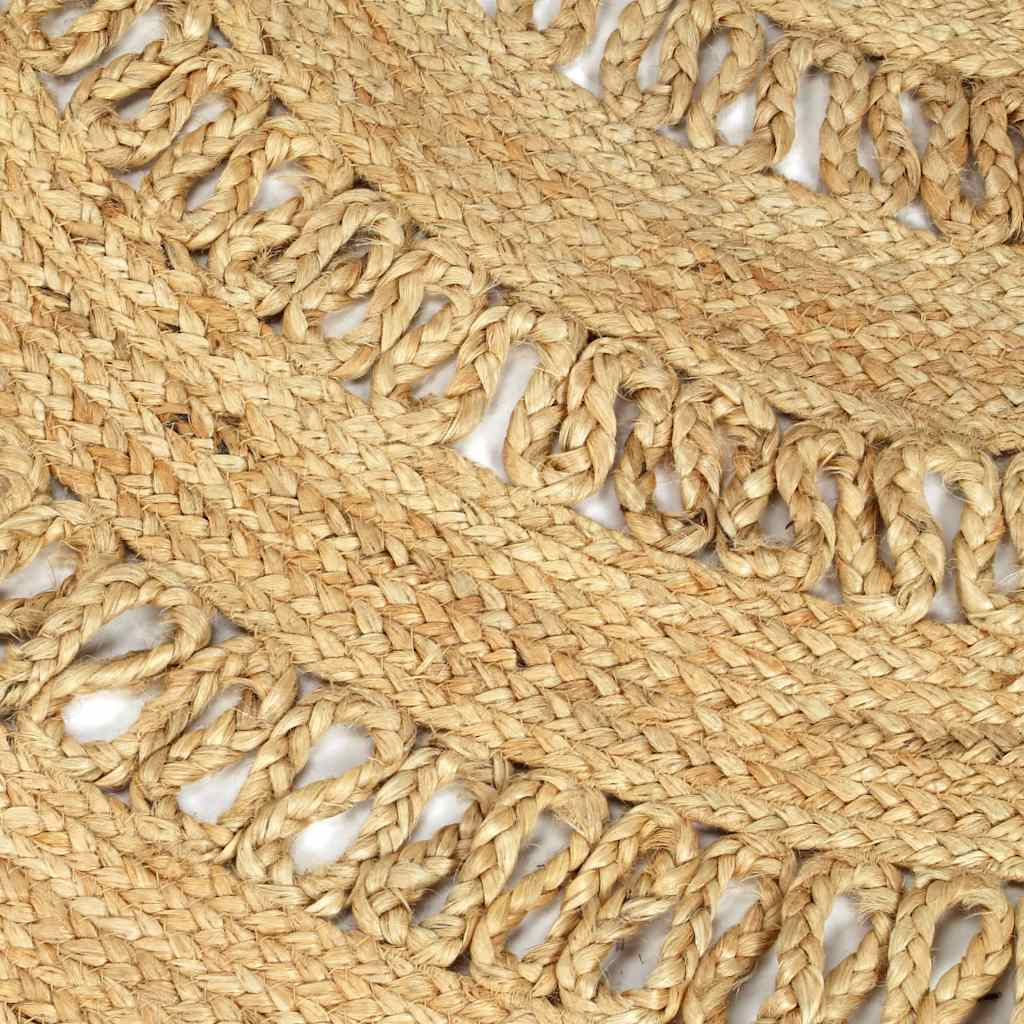 Tapis tressé à la main en jute 210 cm
