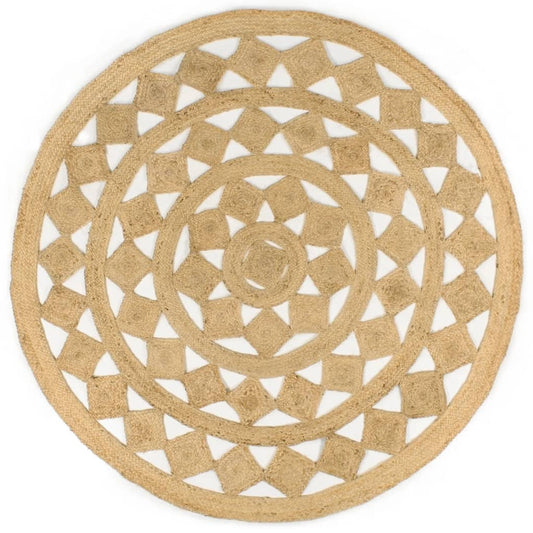 Handmade Braided Jute Rug 180 cm