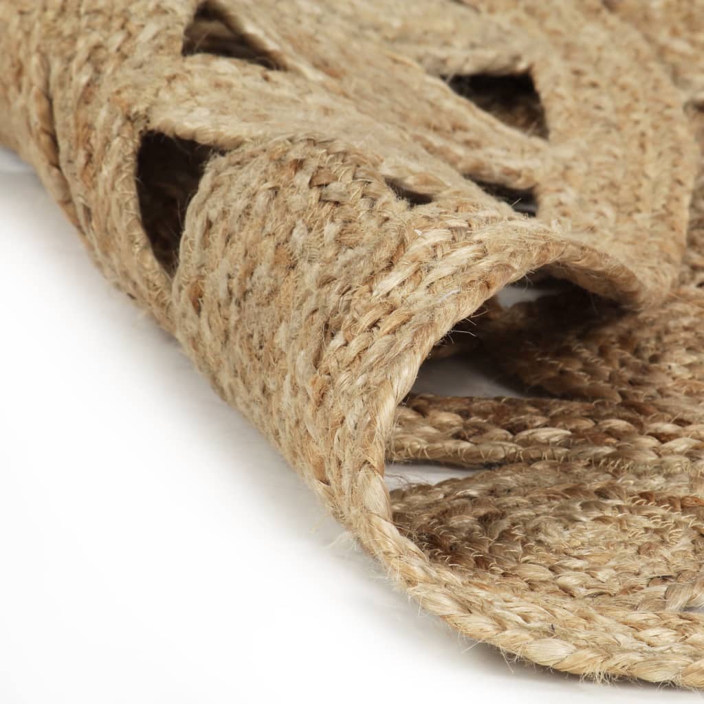 Handmade Braided Jute Rug 180 cm