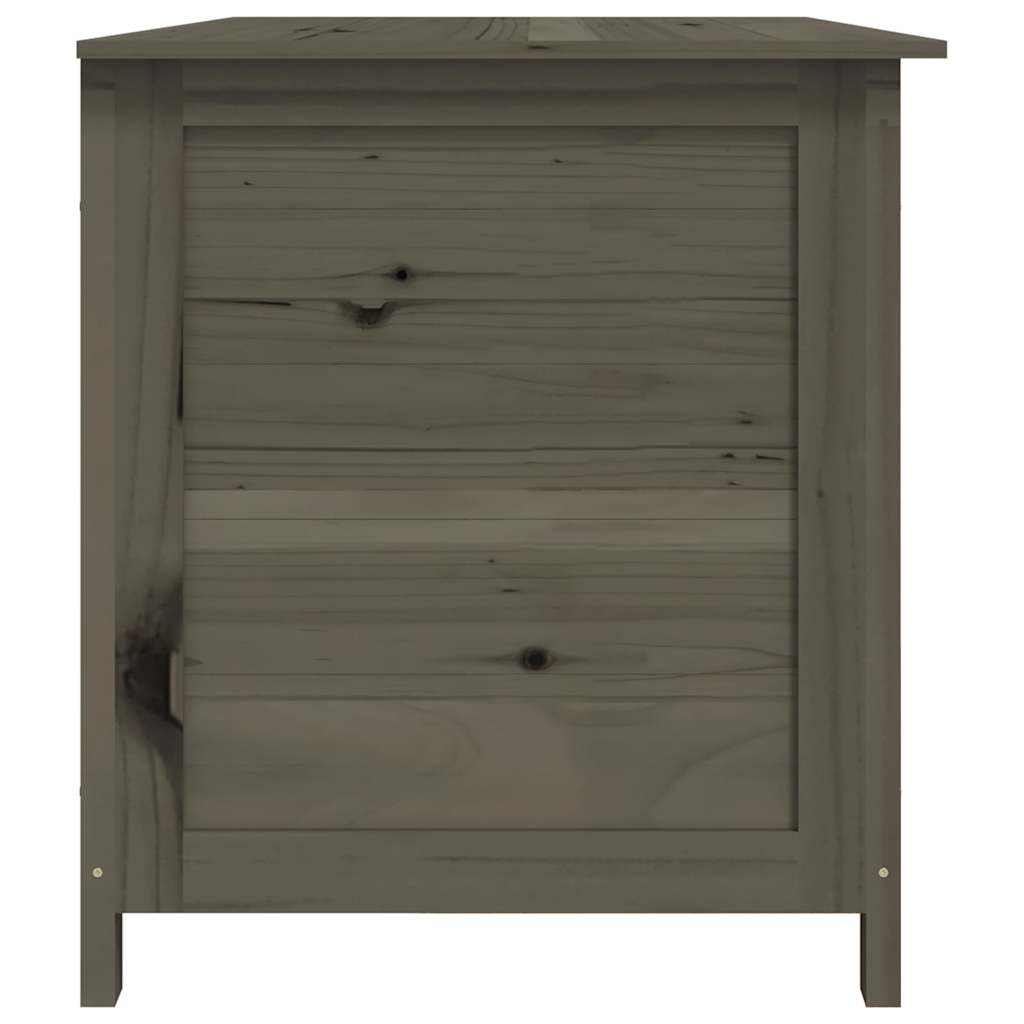 Outdoor-Kissenbox Anthrazit 150x50x56 cm Massivholz Tanne