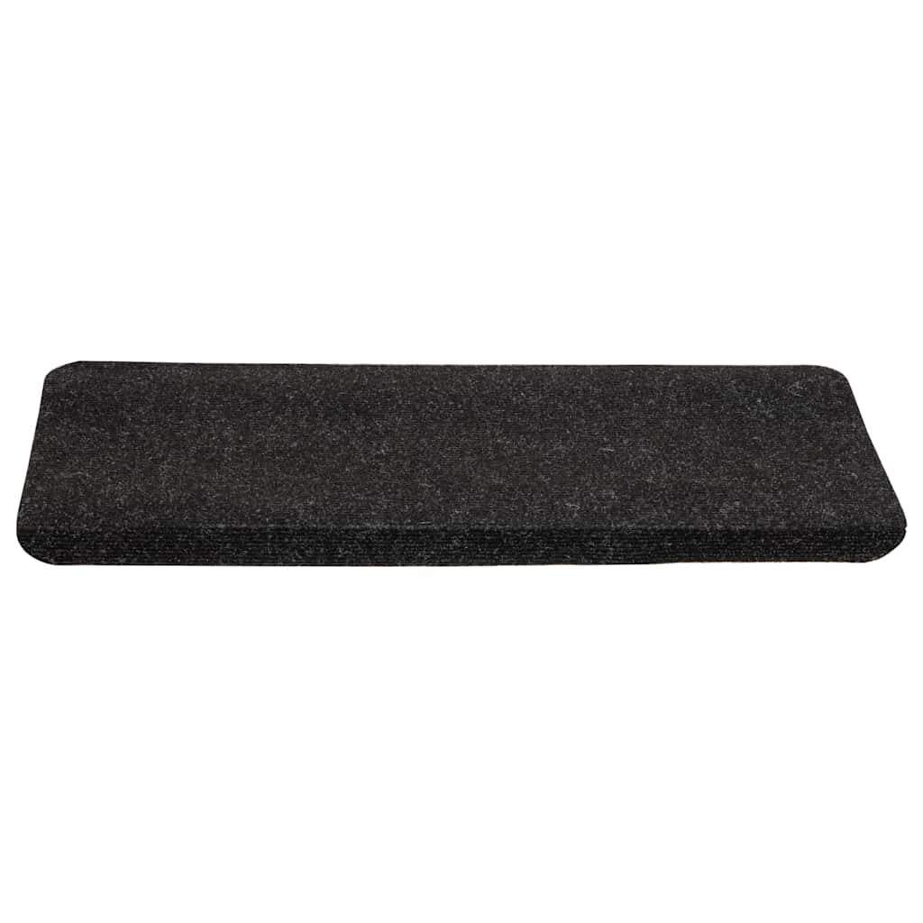 Marches d'escalier auto-adhésives 15 pcs. 65x24,5x3,5 cm Anthracite