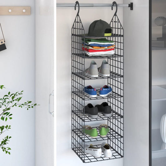 Hanging Closet Organizer with 7 Compartments
