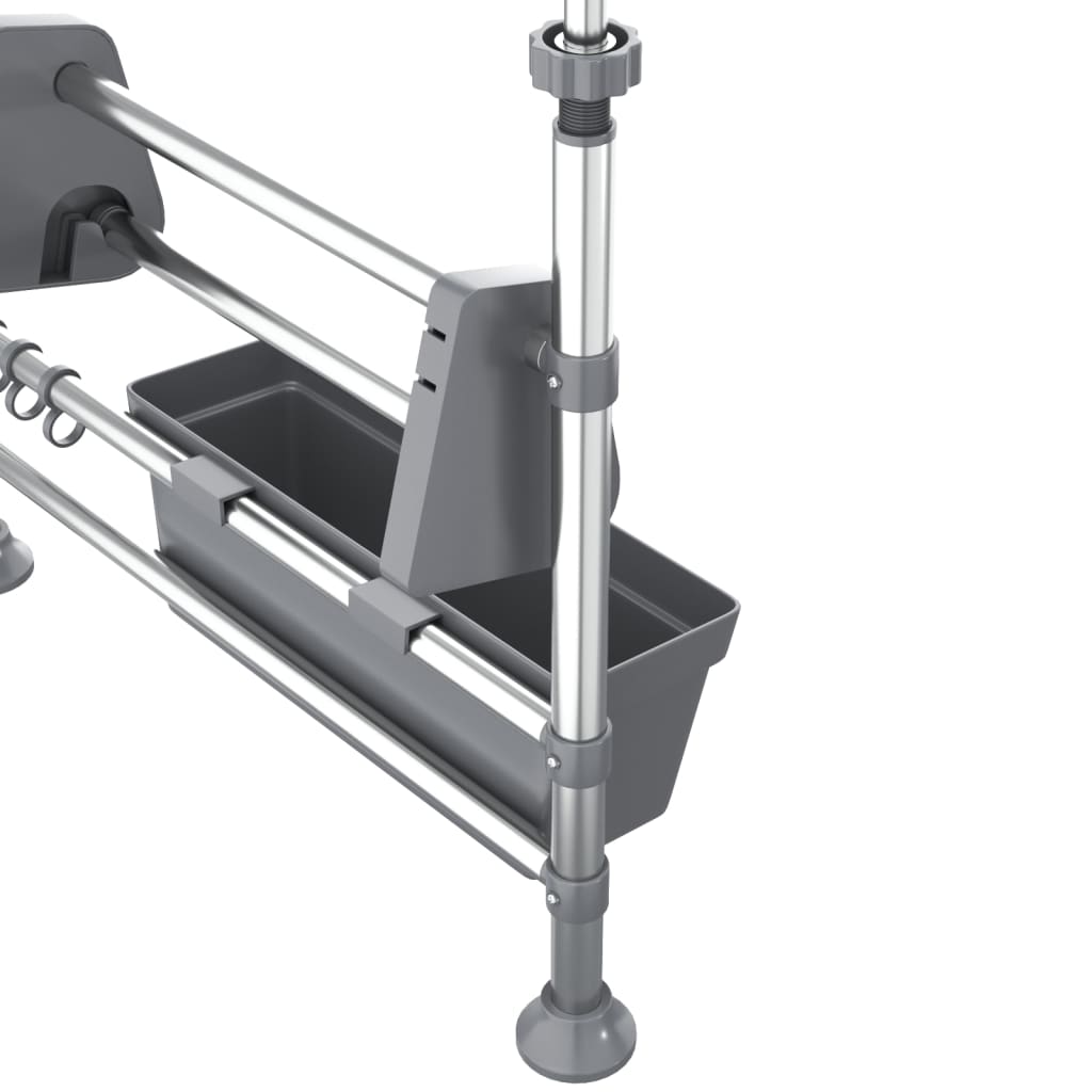 Organisateur de cuisine réglable en aluminium