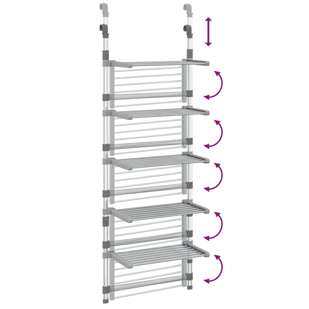 Hanging Laundry Dryer 5-Tier Aluminum