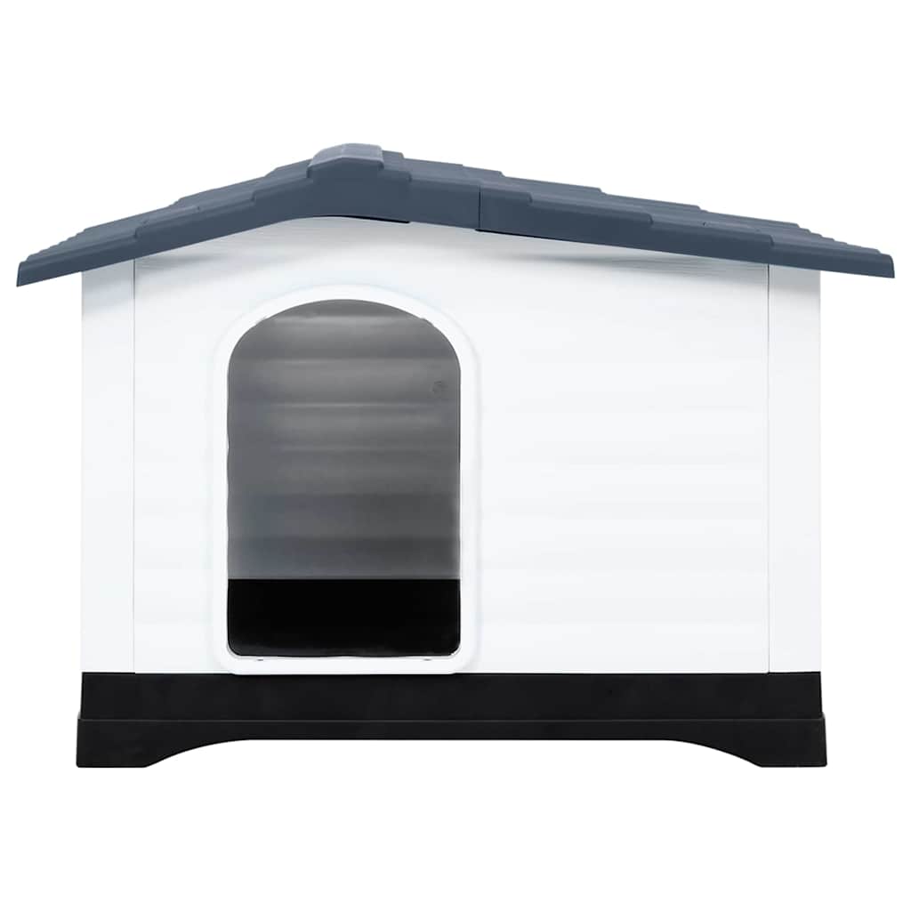 Hundehütte Grau 90,5 x 68 x 66 cm Polypropylen