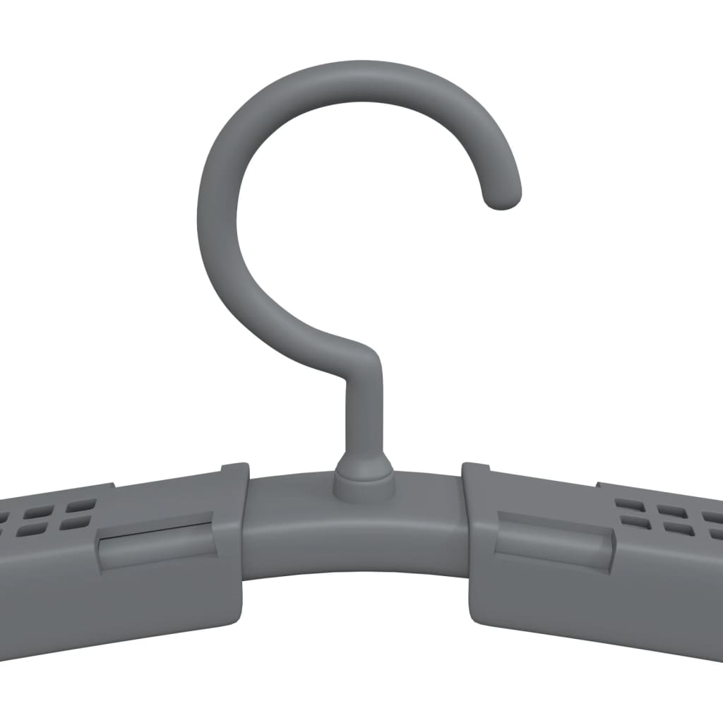 Cintres extensibles 10 pièces Gris