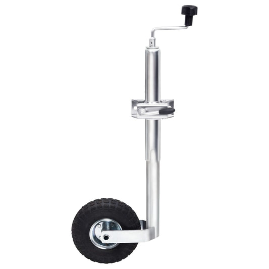 Jockey Wheel for Trailers with Clamp 48 mm Galvanized Steel