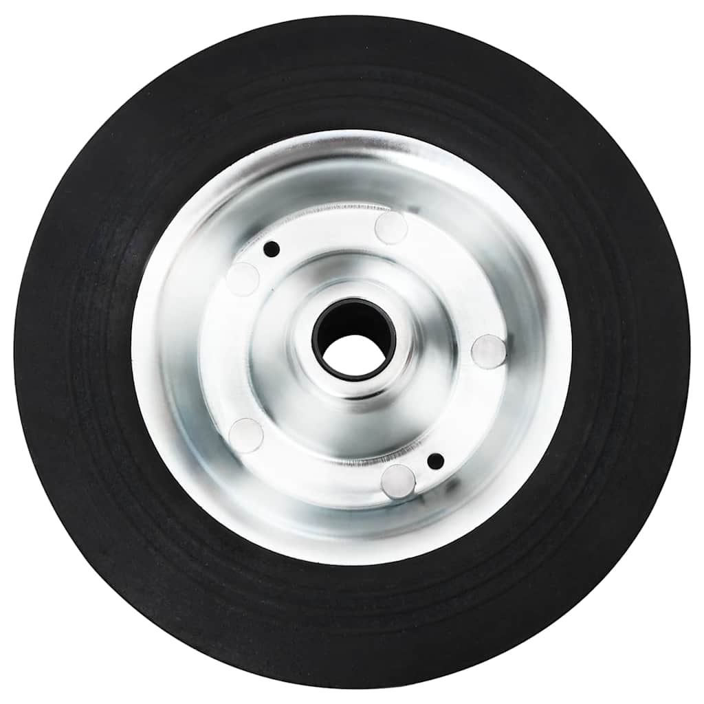 Wheel for trailer jockey wheel Ø20x5 cm solid rubber and steel