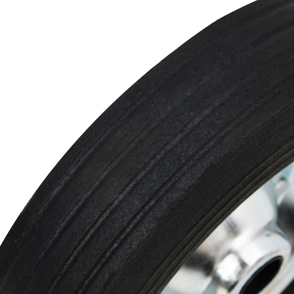 Wheel for trailer jockey wheel Ø20x5 cm solid rubber and steel