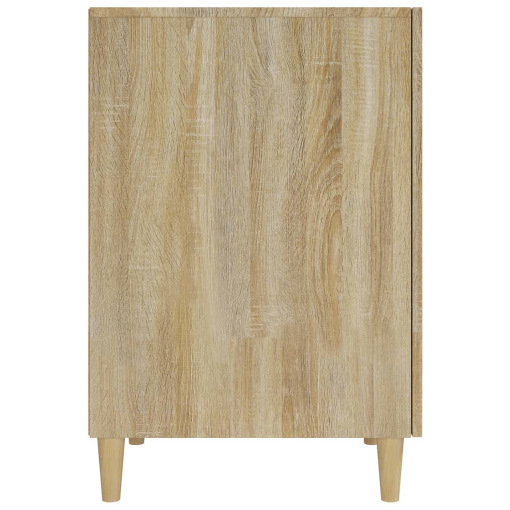 Bureau en aggloméré chêne Sonoma 140x50x75 cm