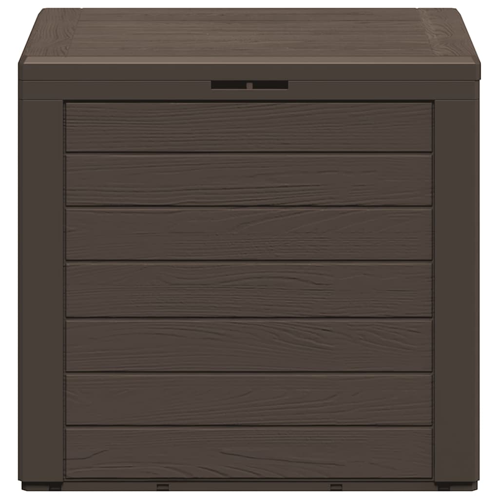 Gartentruhe Braun 58,5x46x55 cm Polypropylen