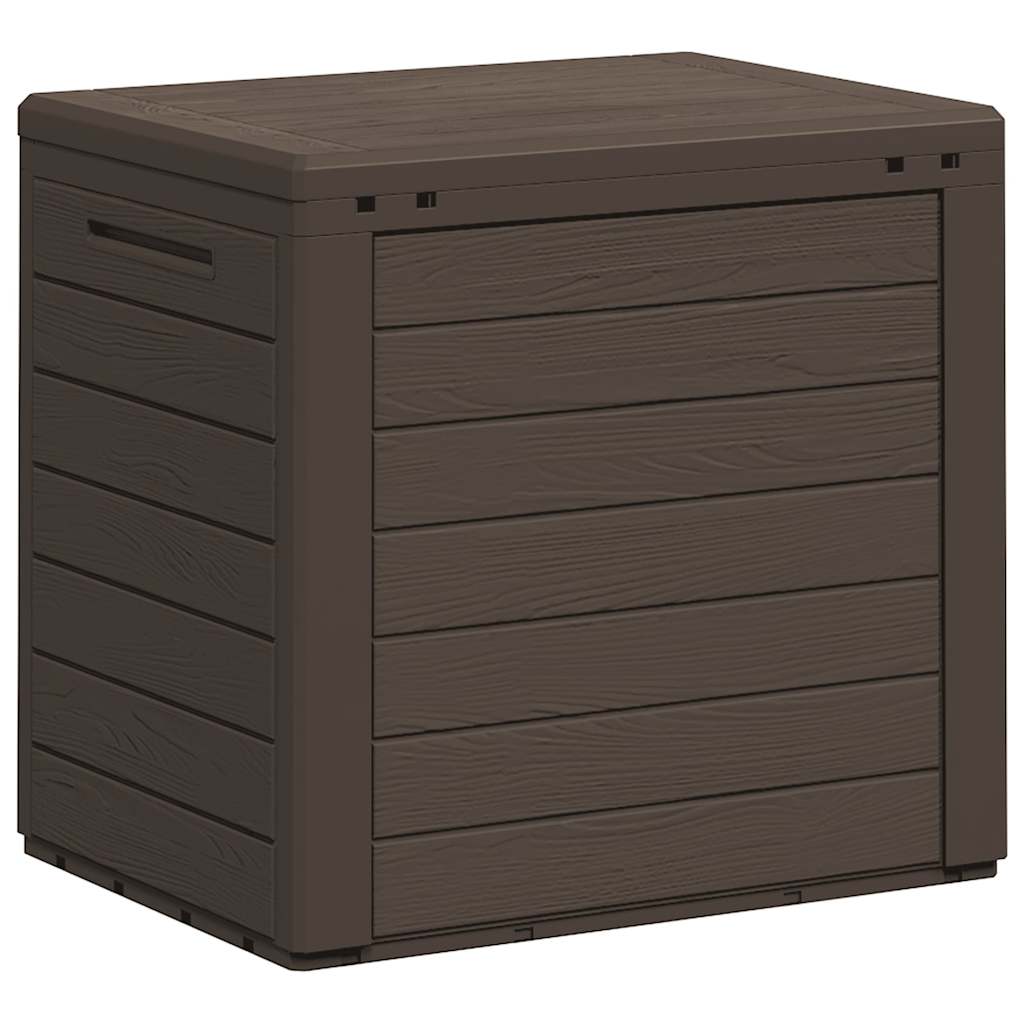 Gartentruhe Braun 58,5x46x55 cm Polypropylen