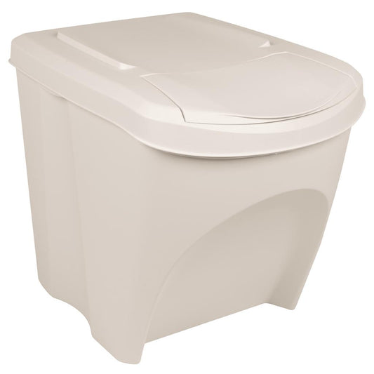 Stackable Bins 3 pcs. White 75 L Polypropylene