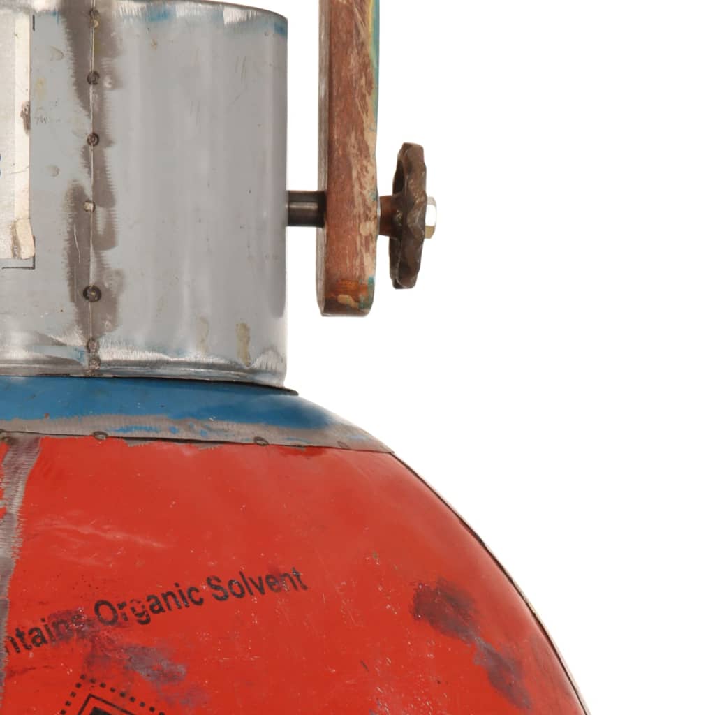 Suspension style industriel 25 W Multicolore Ronde 40 cm E27