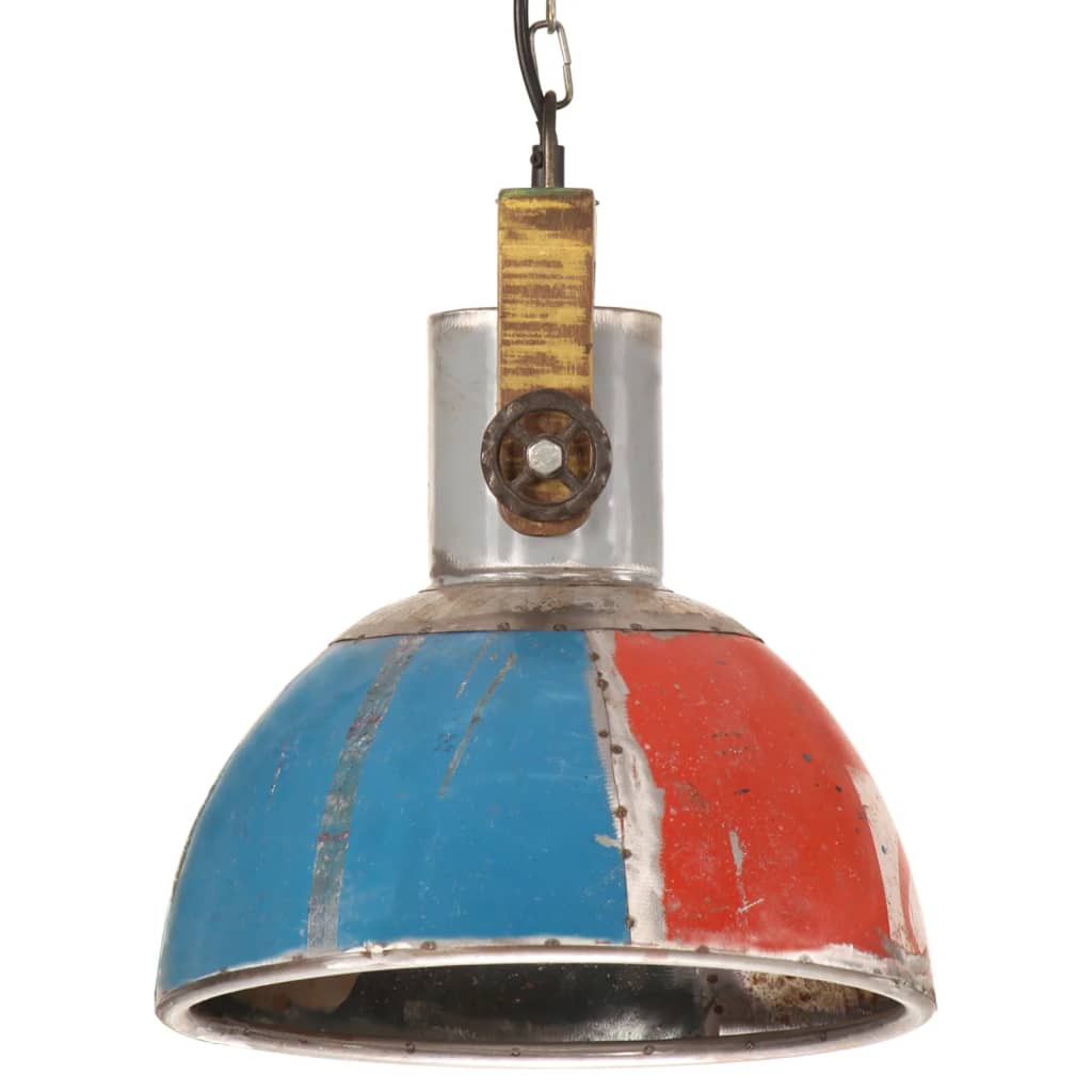 Pendant Lamp Industrial Style 25 W Multicolor Round 30 cm E27