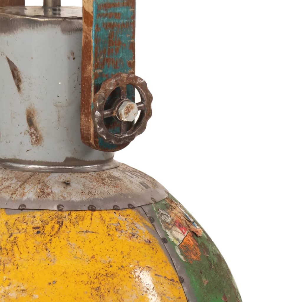 Pendant Lamp Industrial Style 25 W Multicolor Round 30 cm E27