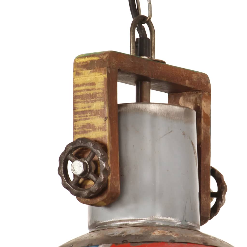Pendant Lamp Industrial Style 25 W Multicolor Round 30 cm E27