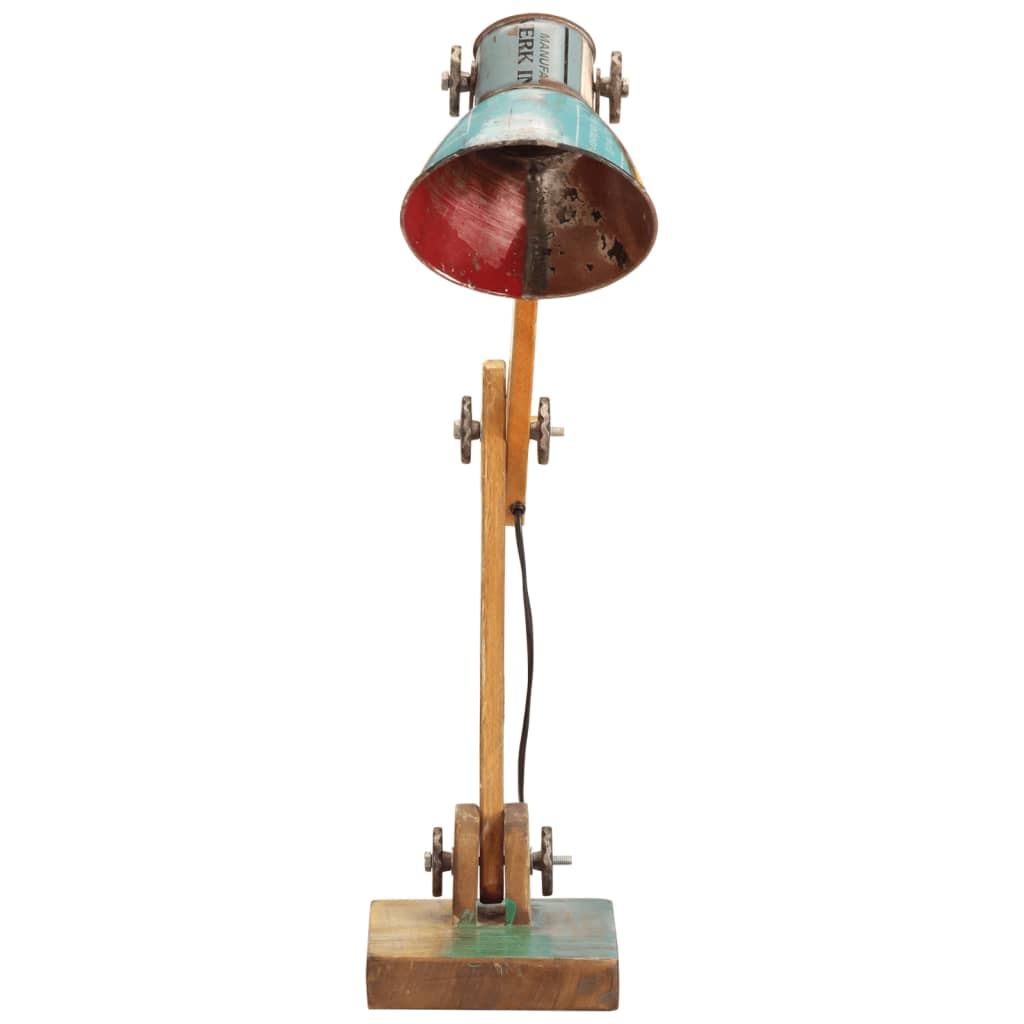 Lampe de bureau style industriel Multicolore Ronde 23x18x95cm E27