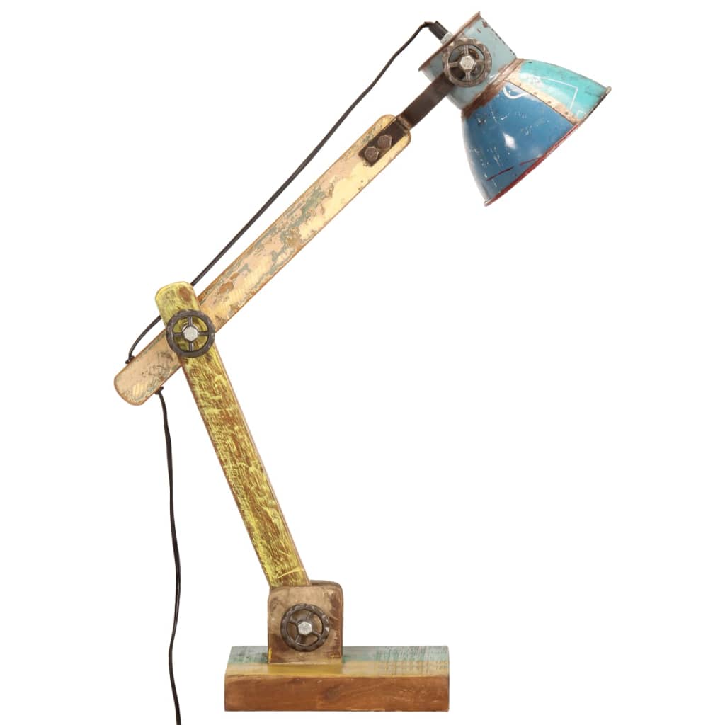 Lampe de bureau style industriel Multicolore Ronde 23x18x95cm E27