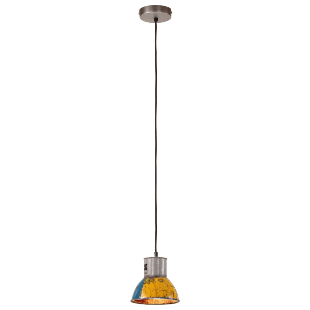 Industrial-style Pendant Lamp 25W Multicolor Round 17cm E27