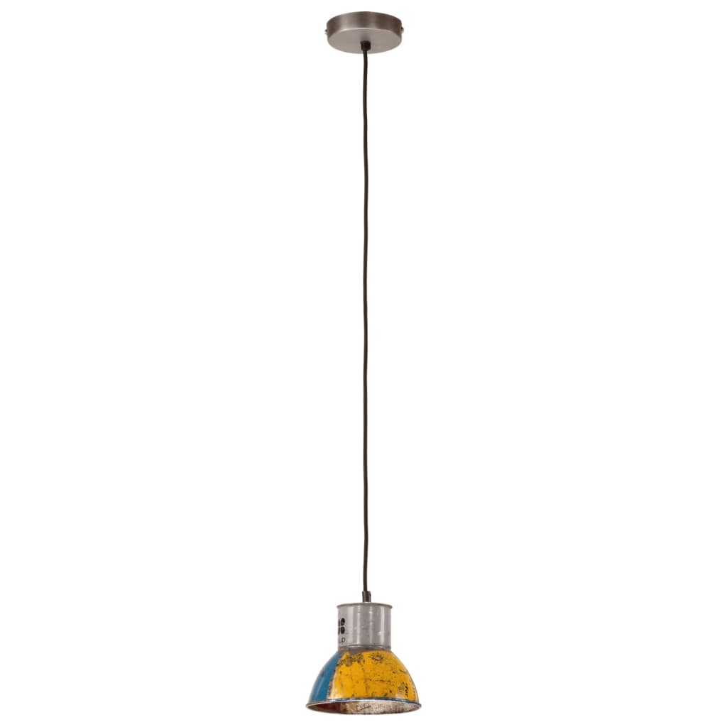 Industrial-style Pendant Lamp 25W Multicolor Round 17cm E27