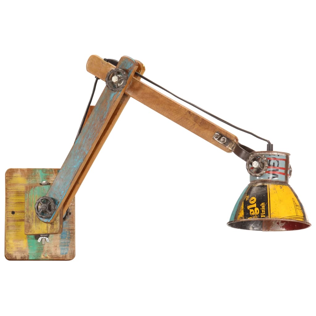 Applique style industriel Multicolore Ronde E27