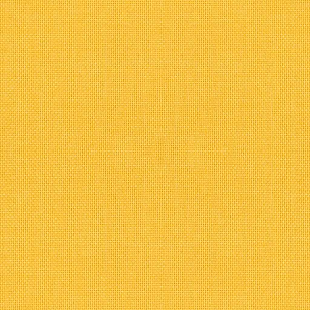 Swivel Office Chair Light Yellow Fabric