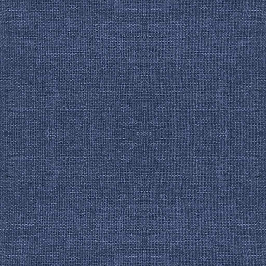Chaise de bureau pivotante en tissu bleu