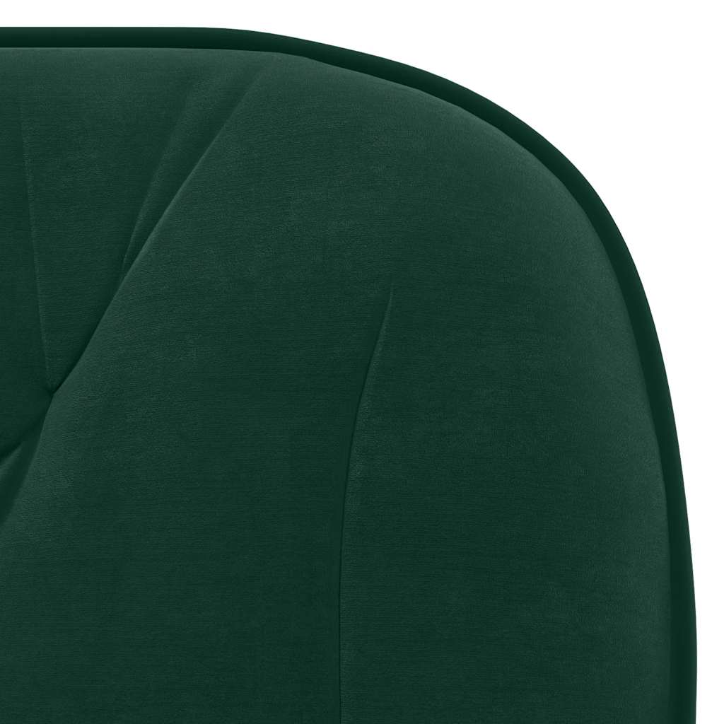 Office Chair Swivel Dark Green Velvet