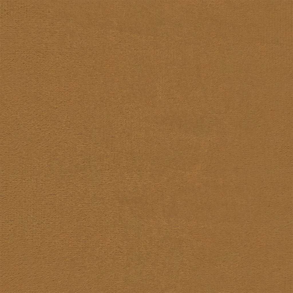 Swivel Office Chair Brown Velvet