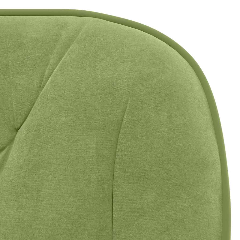 Office Chair Swivel Light Green Velvet