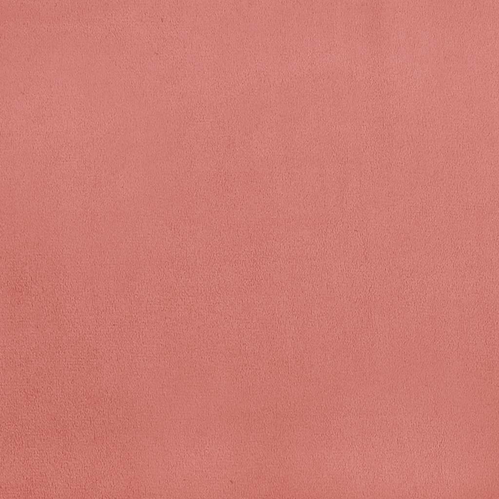 Chaise de bureau pivotante en velours rose