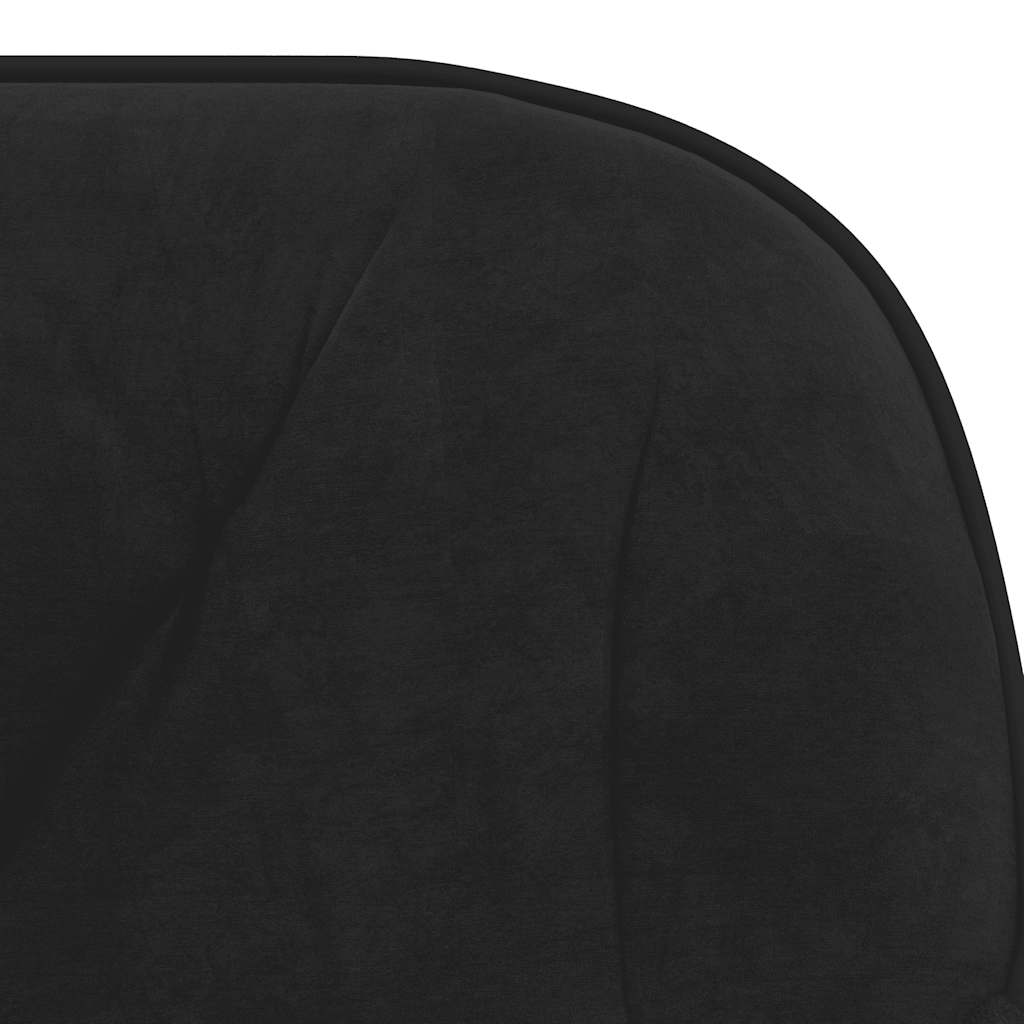 Office Chair Swivel Black Velvet