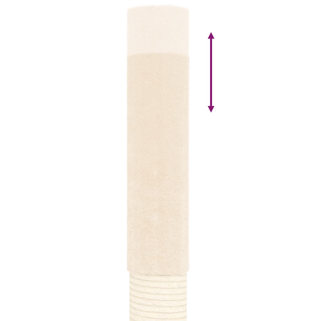 Kratzbaum Deckenhoch Creme 277-303 cm