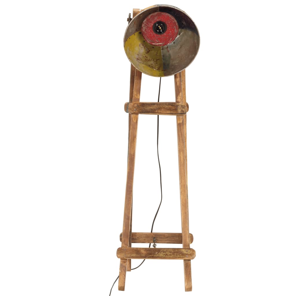Stehlampe Mehrfarbig E27 Massivholz Mango