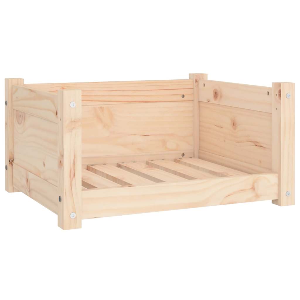 Hundebett 55,5 x 45,5 x 28 cm Massivholz Kiefer