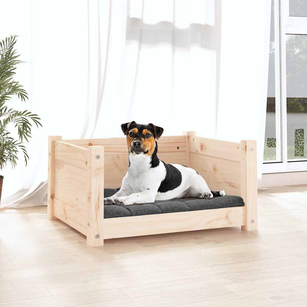 Hundebett 55,5 x 45,5 x 28 cm Massivholz Kiefer