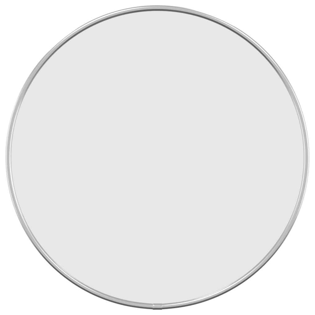 Miroir Mural Argenté Ø 40 cm Rond