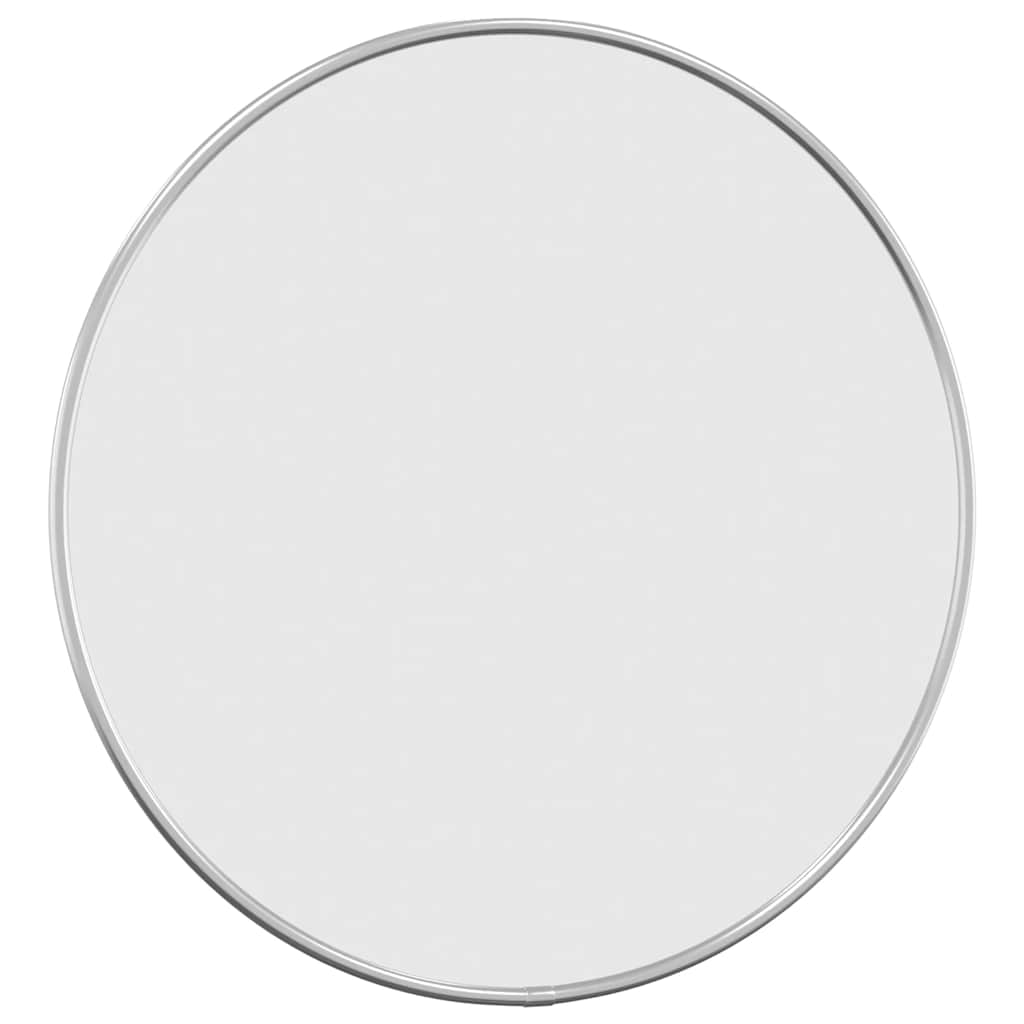 Miroir Mural Argenté Ø 40 cm Rond
