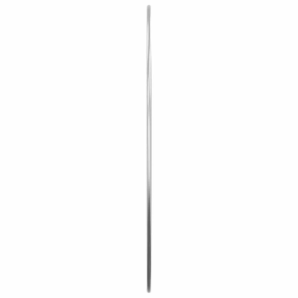 Silver Wall Mirror Ø 50 cm Round