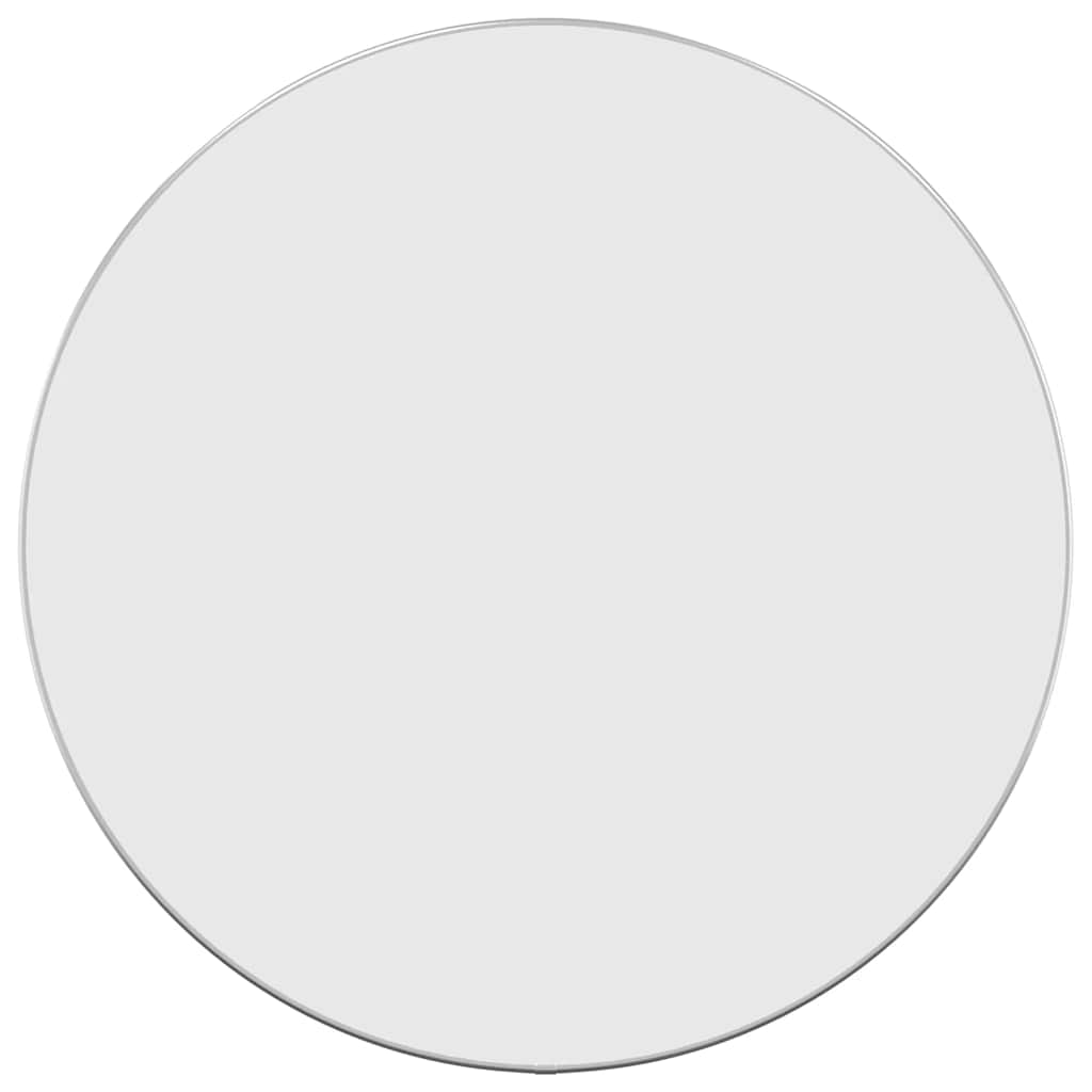 Miroir Mural Argenté Ø 60 cm Rond
