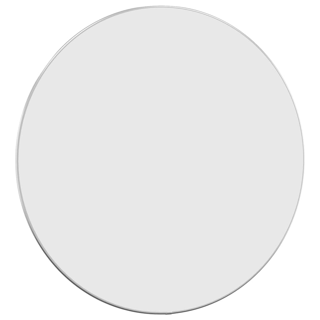Miroir Mural Argenté Ø 60 cm Rond
