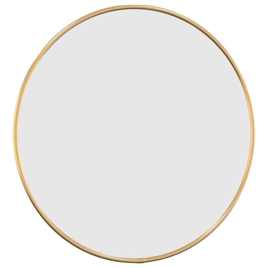 Miroir mural doré Ø 40 cm rond