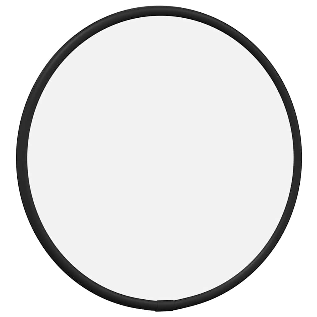 Black Wall Mirror Ø 20 cm Round