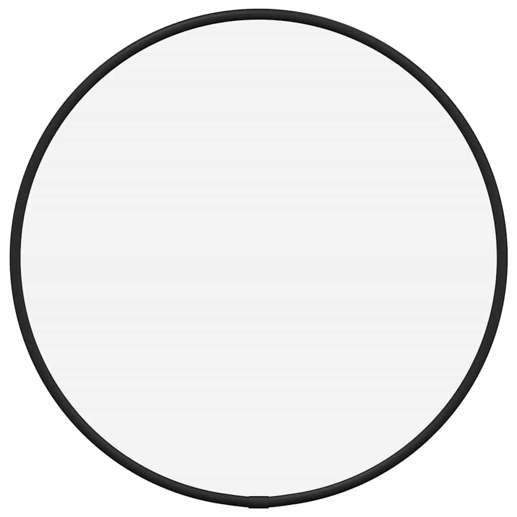 Black Wall Mirror Ø 30 cm Round