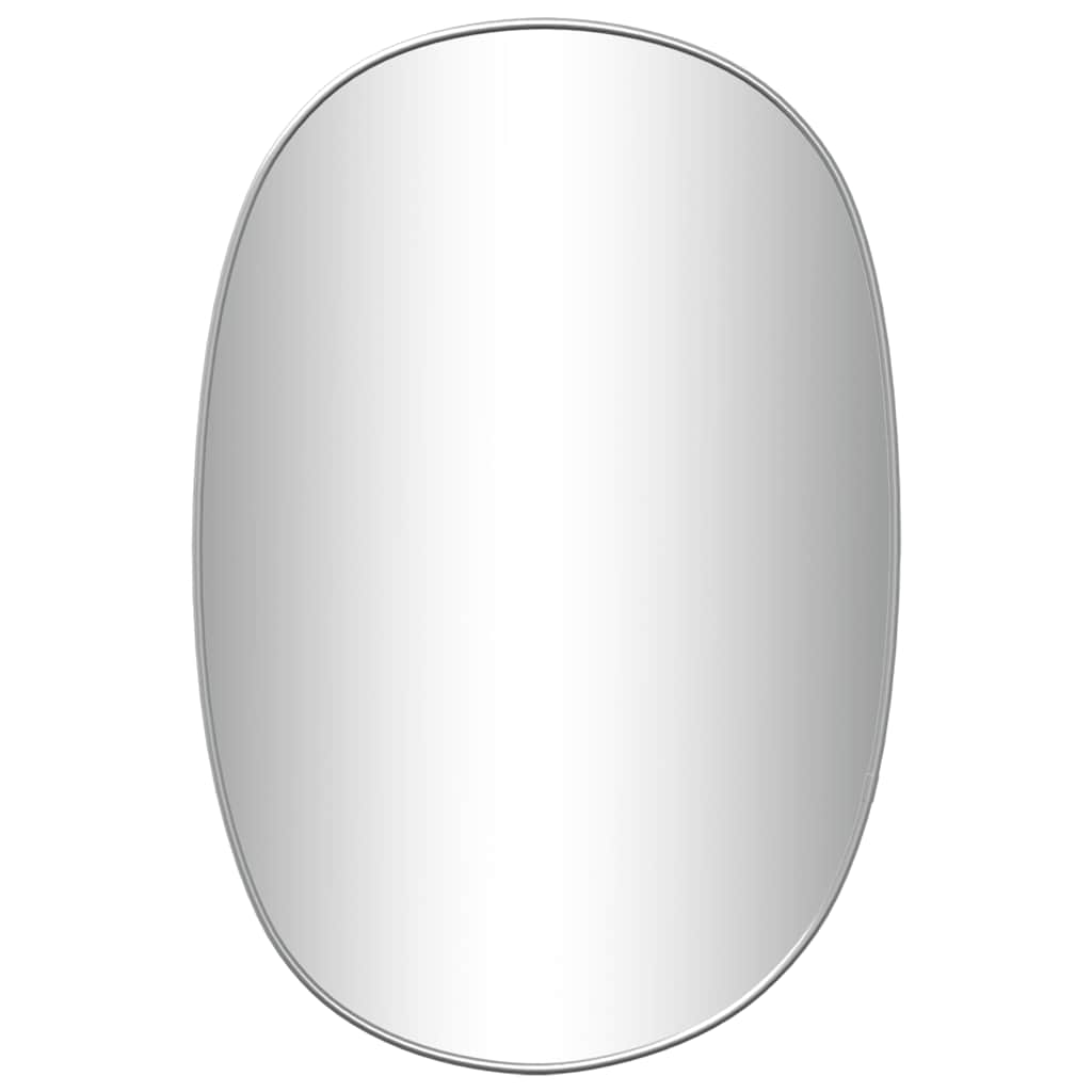 Silver Wall Mirror 50x35 cm
